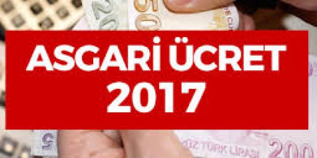 2017 YILI ASGARİ ÜCRET